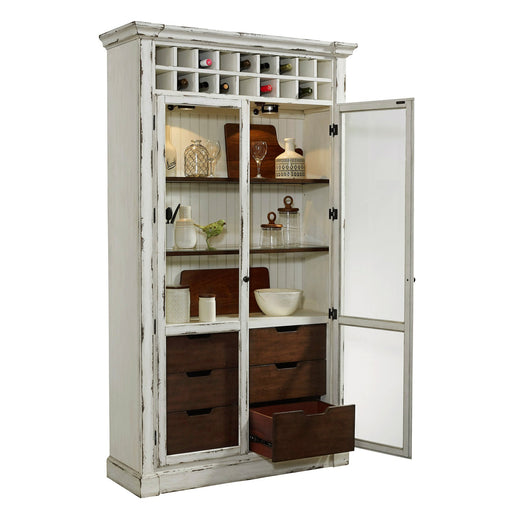 Pulaski Furniture PFC Curios Display Curio Cabinet with Wine Storage
