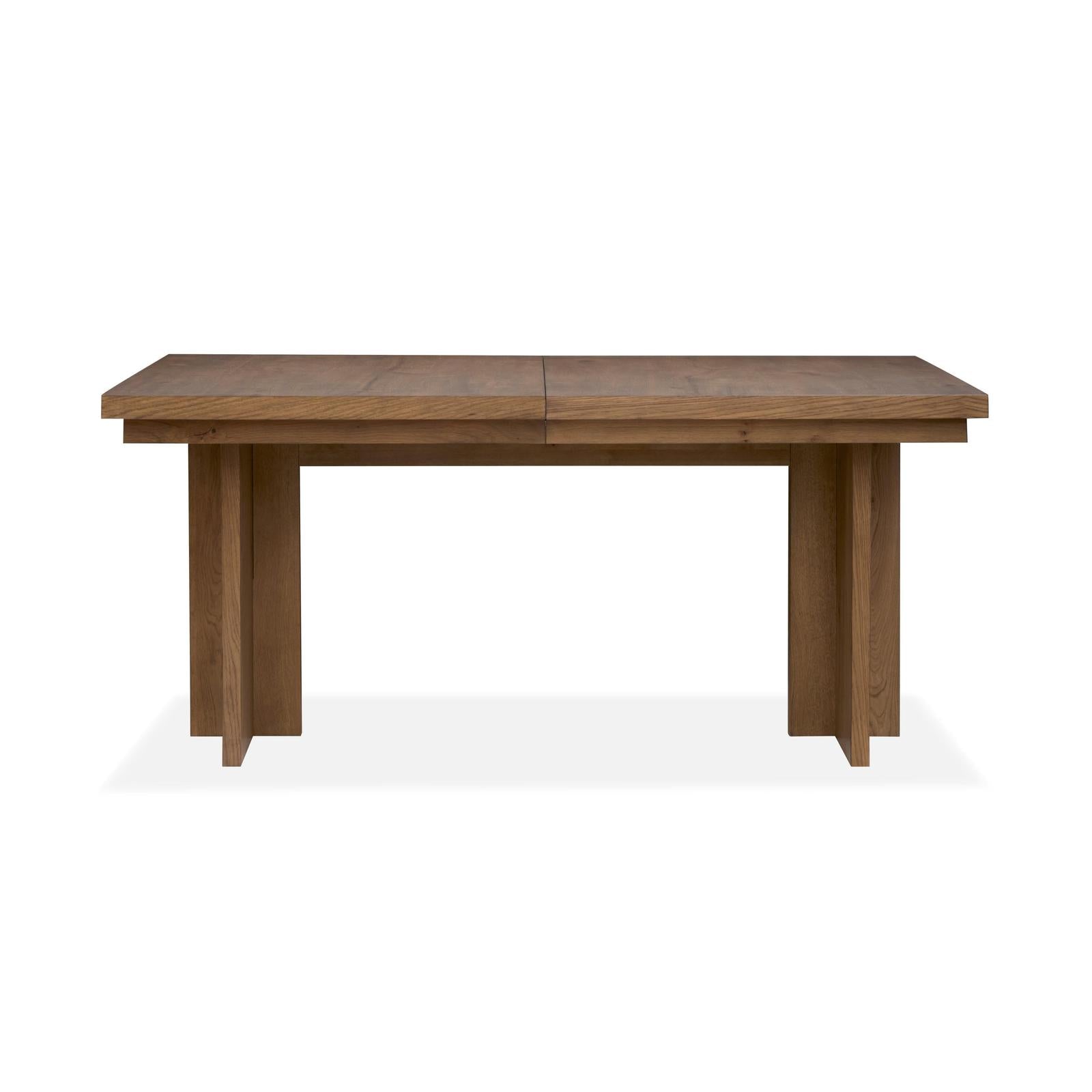 Magnussen Home Marcel Harvest Brown Extendable Trestle Dining Table
