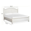 Magnussen Home Kingston Whisper White & Cerused Nutmeg Bed