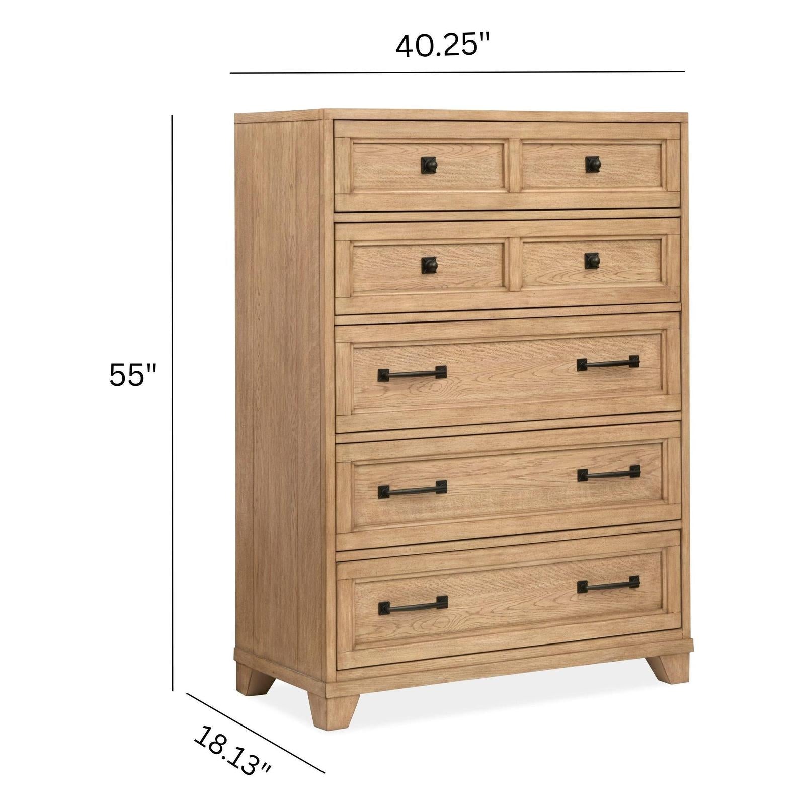 Magnussen Home Coventry Honey Wheat Drawer Chest