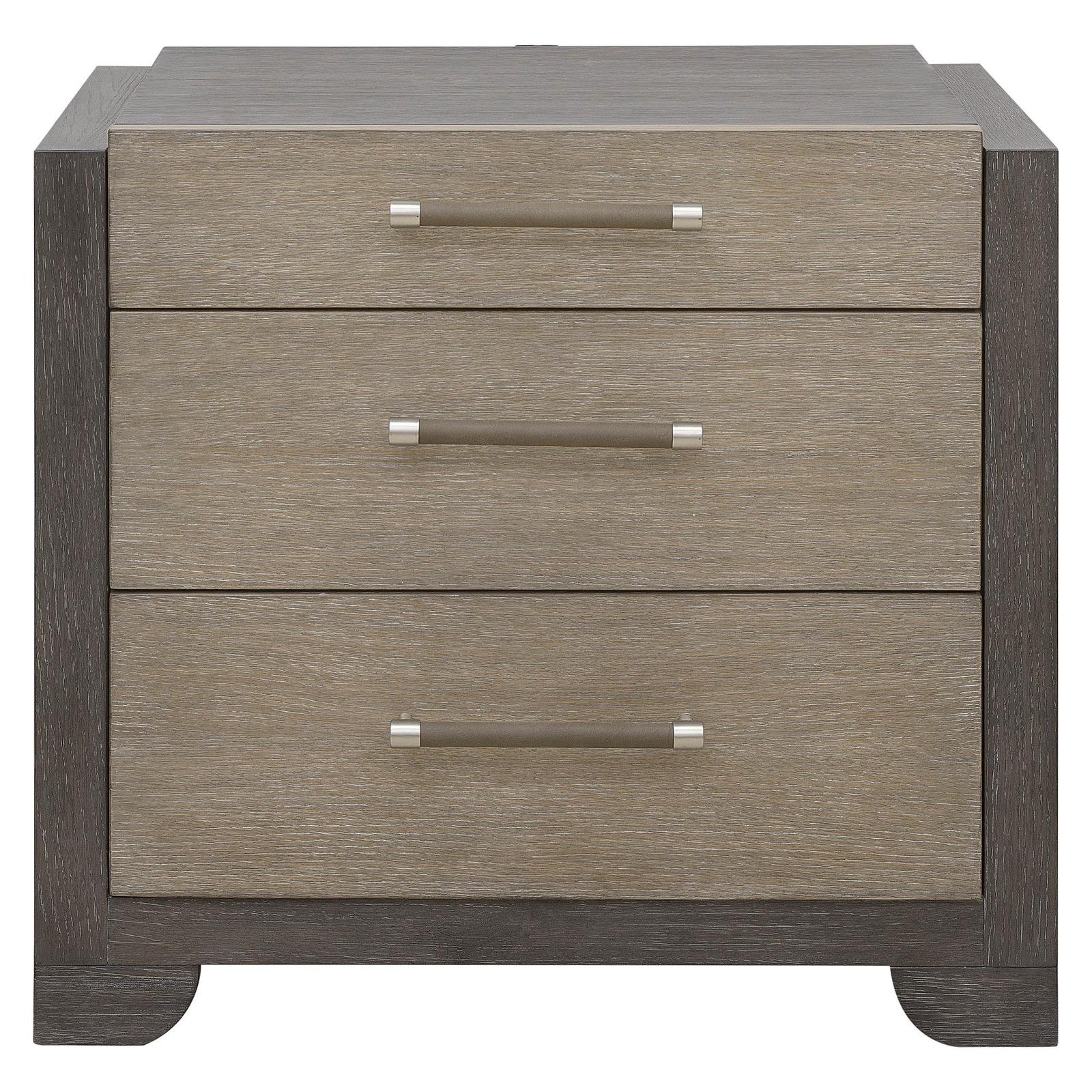 Pulaski Anderson Park Moose Trail And Frontier Brown Nightstand