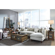 Magnussen Home Chesterfield Farmhouse Timber Rectangular Sofa Table