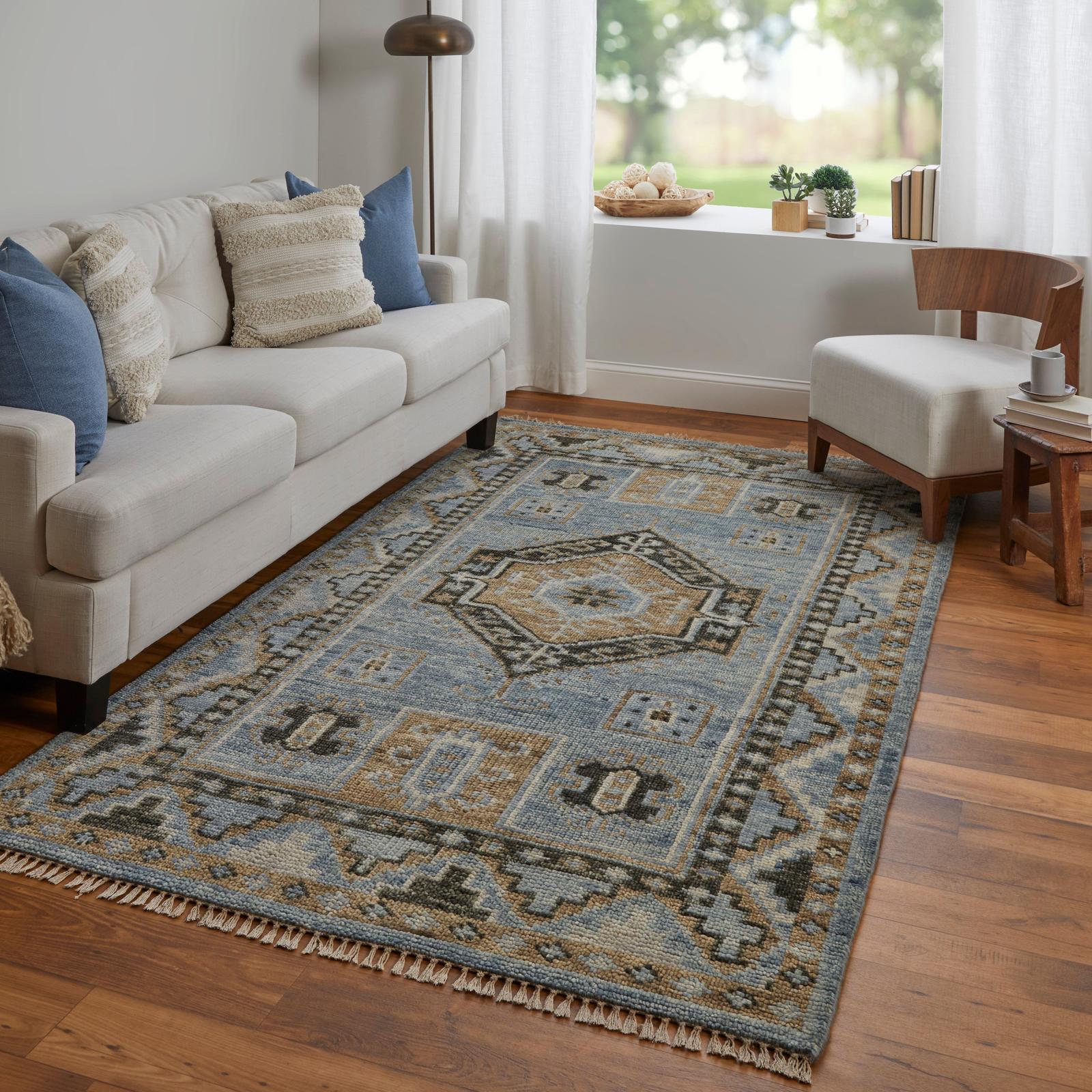 Feizy Fillmore 6935F Traditional Medallion, Rug