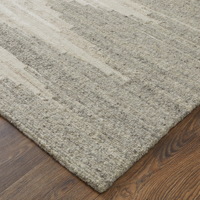 Feizy Navaro 8915F Modern Gradient & Ombre Rug in Ivory/Tan