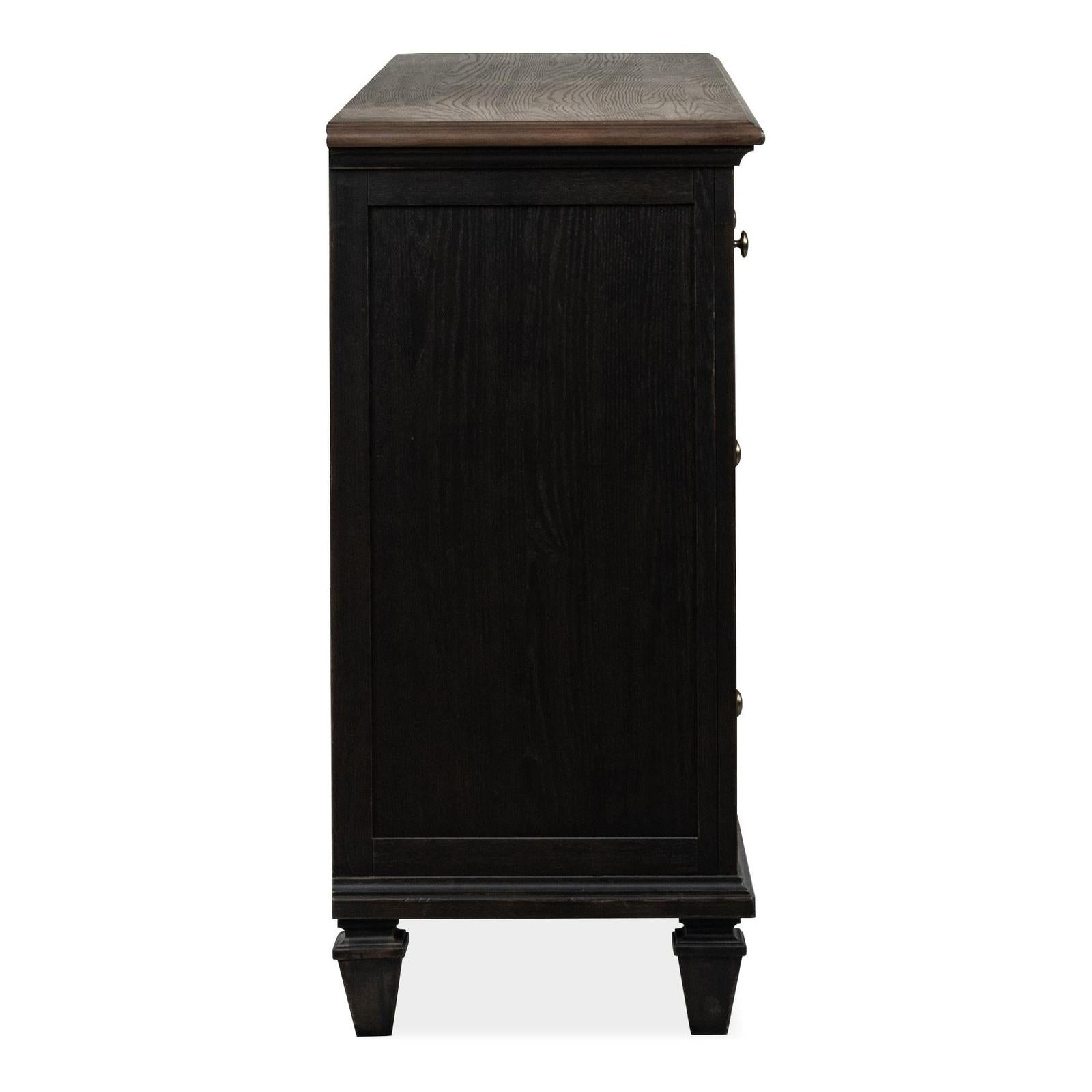 Magnussen Home Surrey Brown Double Drawer Dresser
