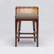 Interlude Palms Counter Stool Chestnut
