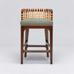 Interlude Palms Counter Stool Chestnut