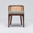 Interlude Palms Side Chair Chestnut