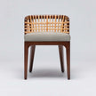 Interlude Palms Side Chair Chestnut