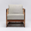 Interlude Palms Lounge Chair Chestnut