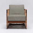 Interlude Palms Lounge Chair Chestnut