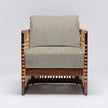 Interlude Palms Lounge Chair Chestnut