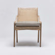 Interlude Delray Side Chair White Ceruse