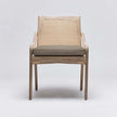 Interlude Delray Side Chair White Ceruse