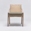Interlude Delray Side Chair White Ceruse
