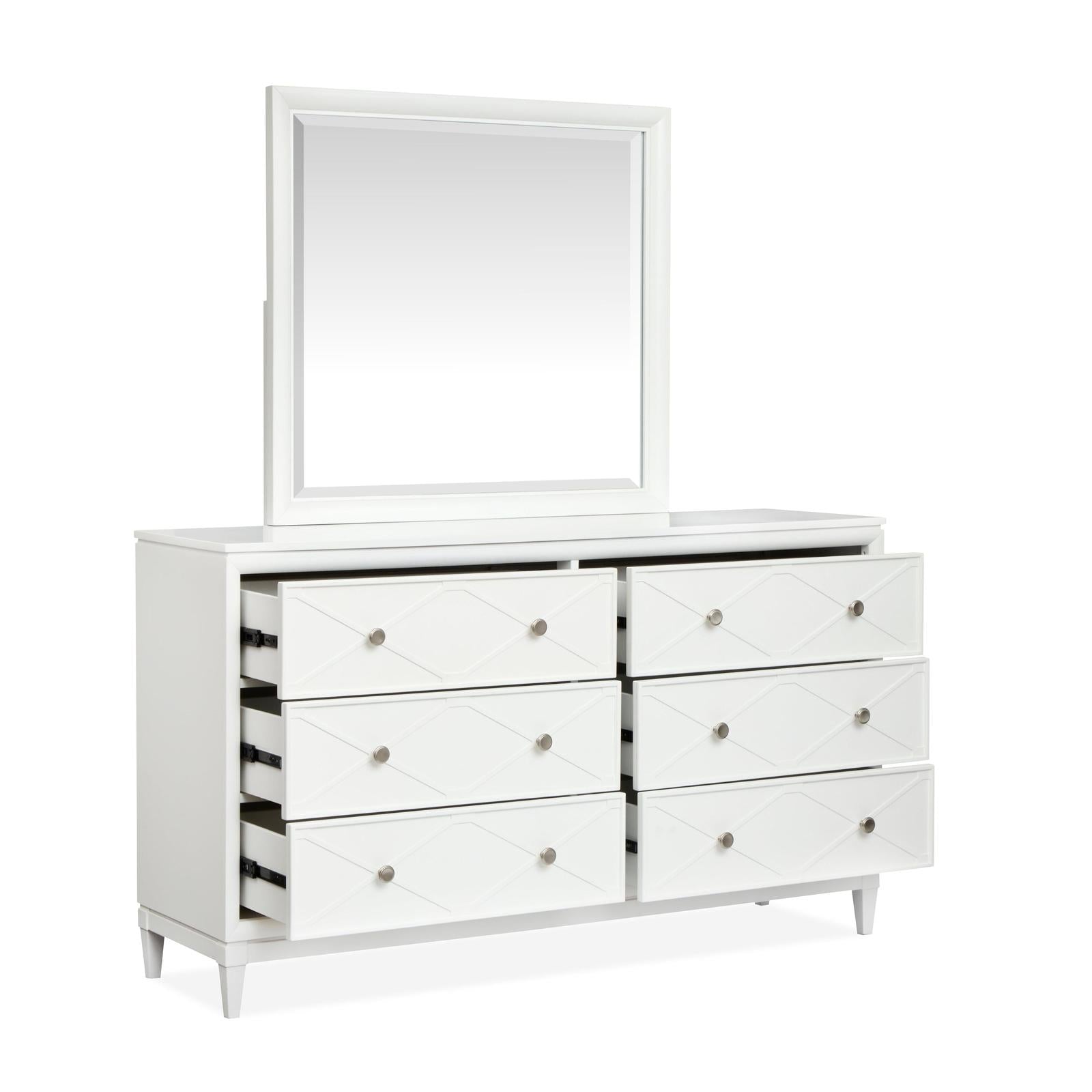 Magnussen Home Springhouse Whisper White Double Drawer Dresser