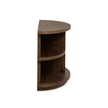 Magnussen Home Oswald Brown Demilune Sofa Table