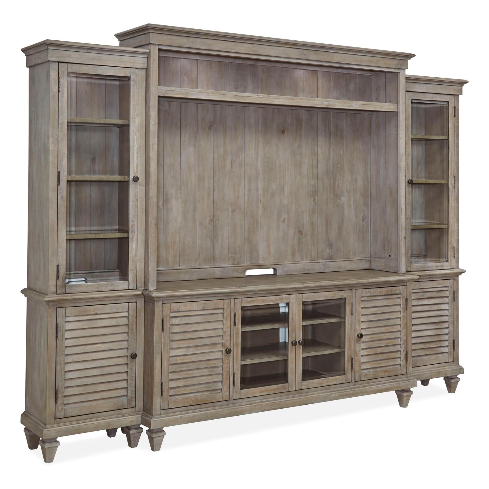 Magnussen Home Calistoga Dovetail Grey Entertainment Wall
