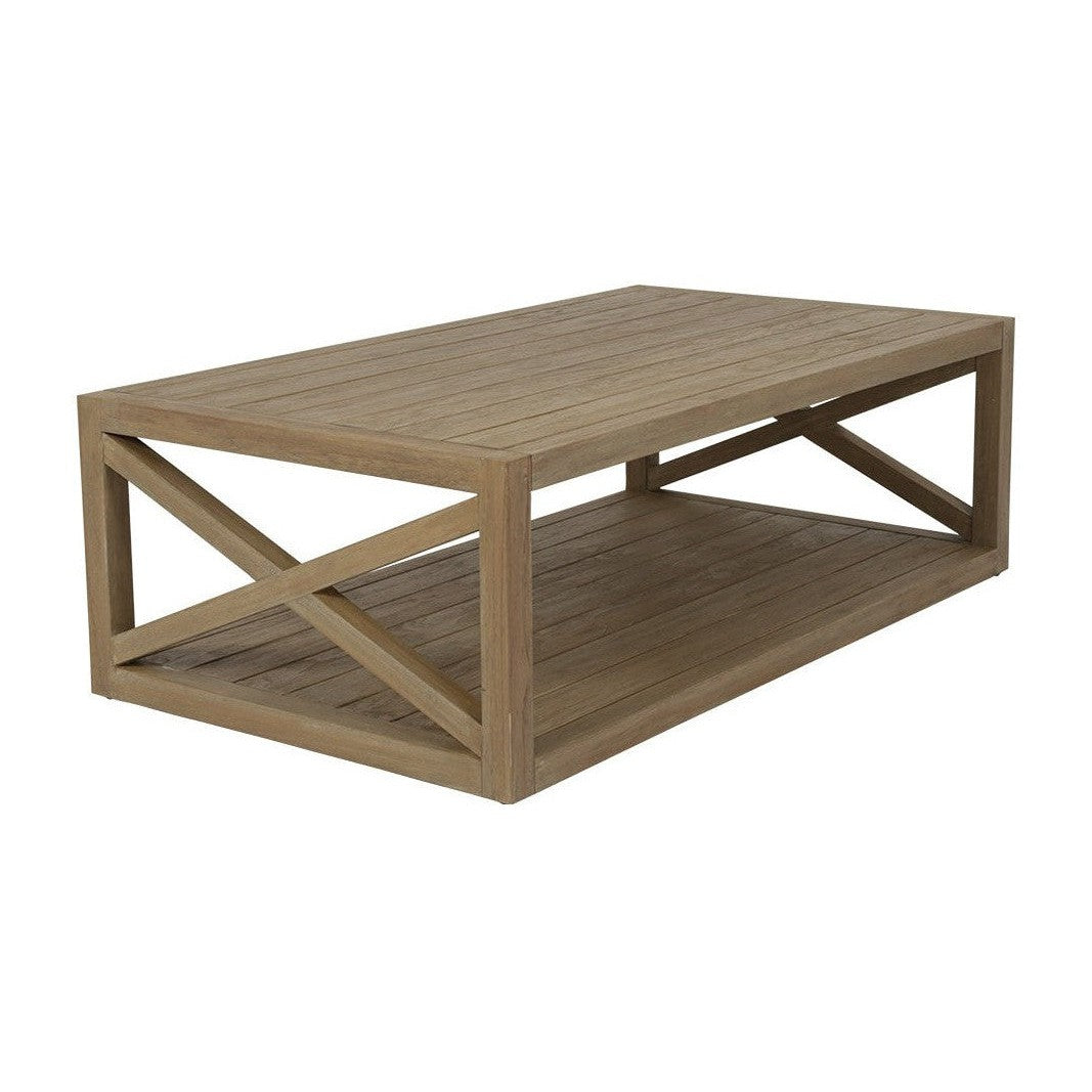 Sunset West Coastal Teak X Coffee Table