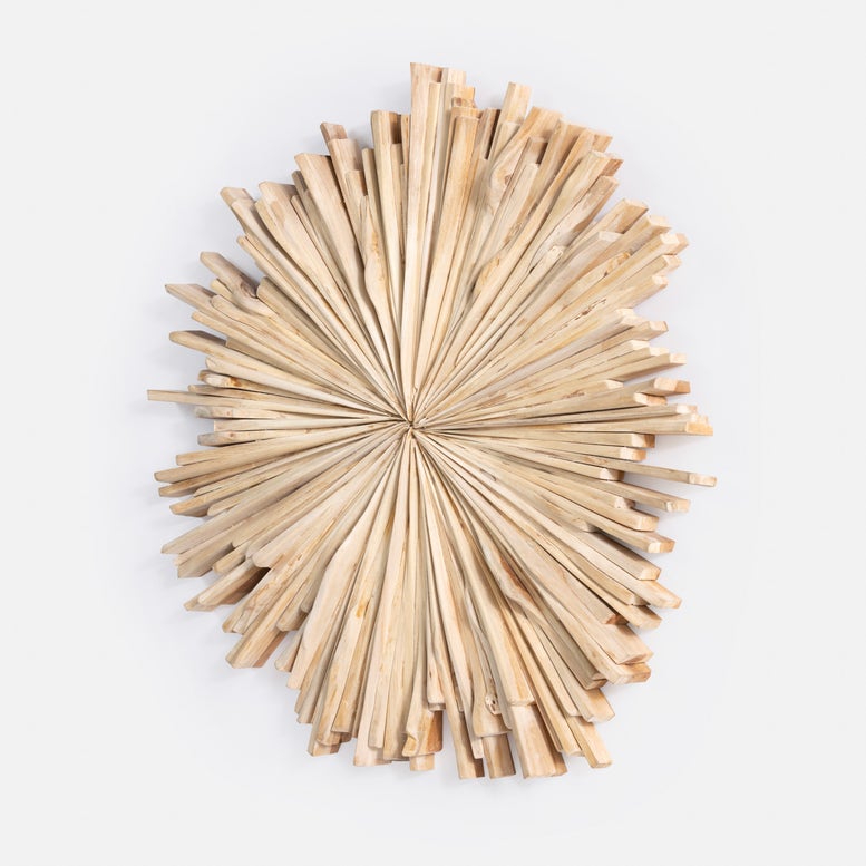 Wickham Handcrafted Teak Wall Art