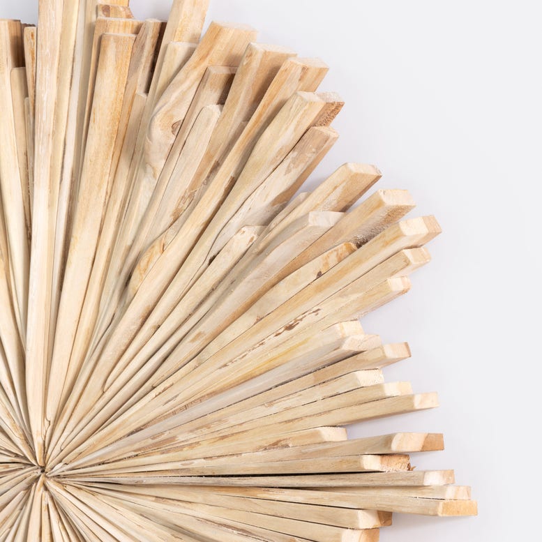 Wickham Handcrafted Teak Wall Art