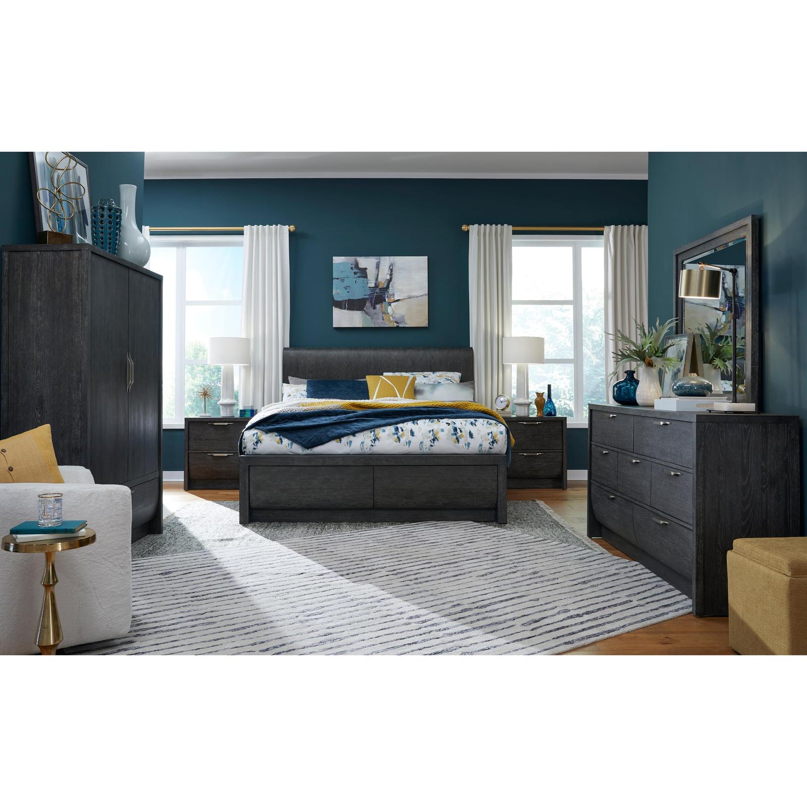 Magnussen Home Kinsley Black Heron Drawer Nightstand