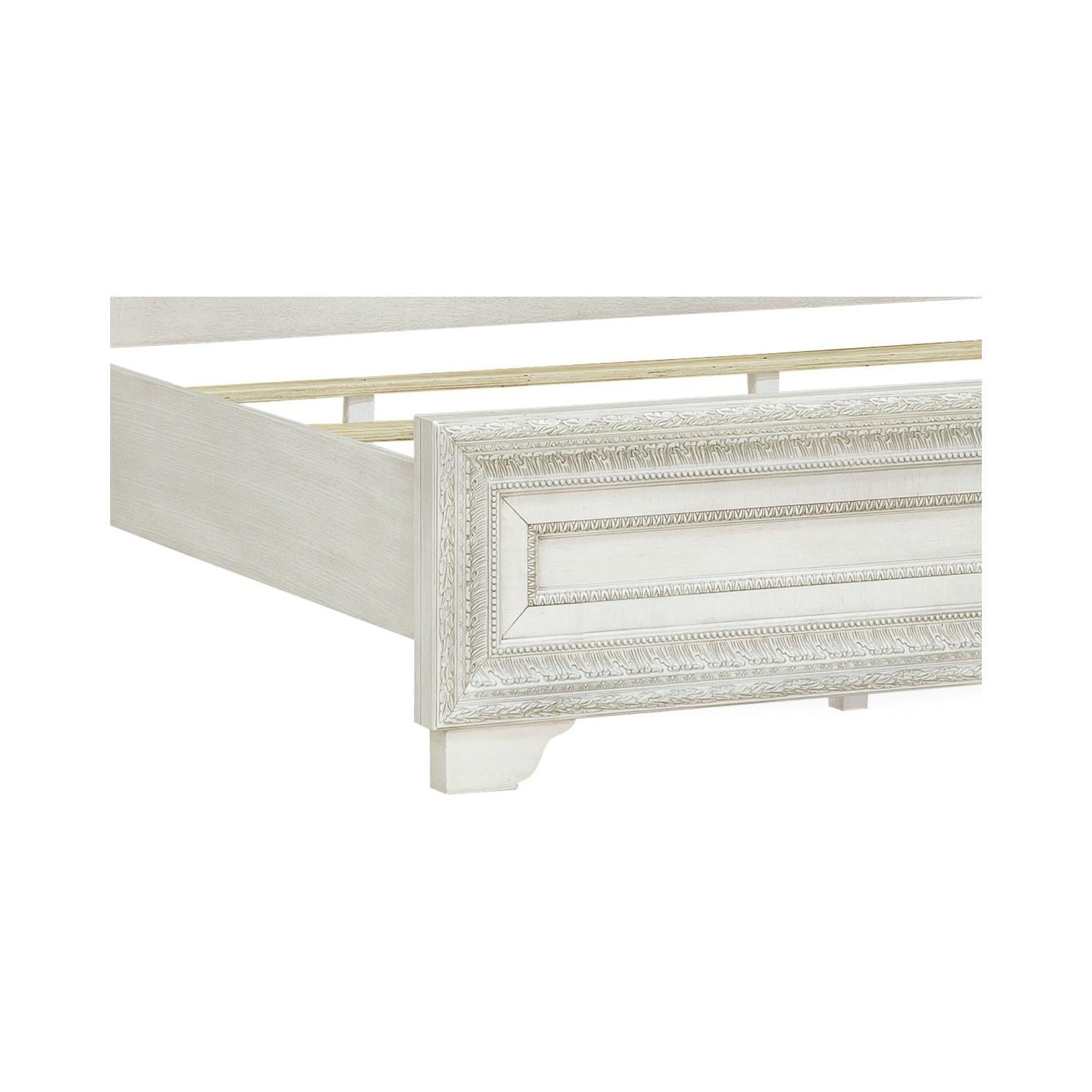 Pulaski Furniture Camila Creamy White Upholstered Bed
