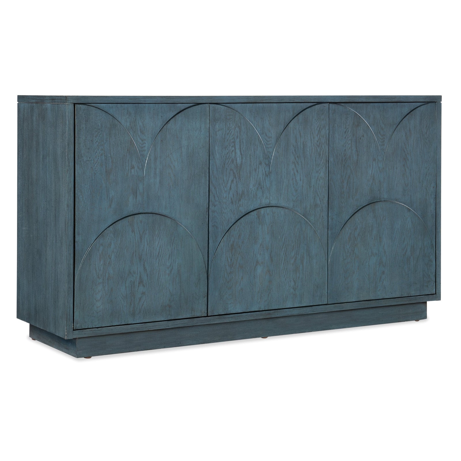 Hooker Furniture Melange Round Valley Three Door Entertainment Credenza
