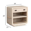 Salt Life Home Sunset Cove Sanibel Brown Open Nightstand