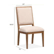 Magnussen Home Marcel Harvest Brown Upholstered Side Chair Set of 2