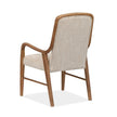 Magnussen Home Woodward Dark Clove Wood Slat Back Arm Chair Two Pack