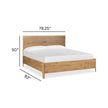 Magnussen Home Davenport Rustic Panel Caramel Bed