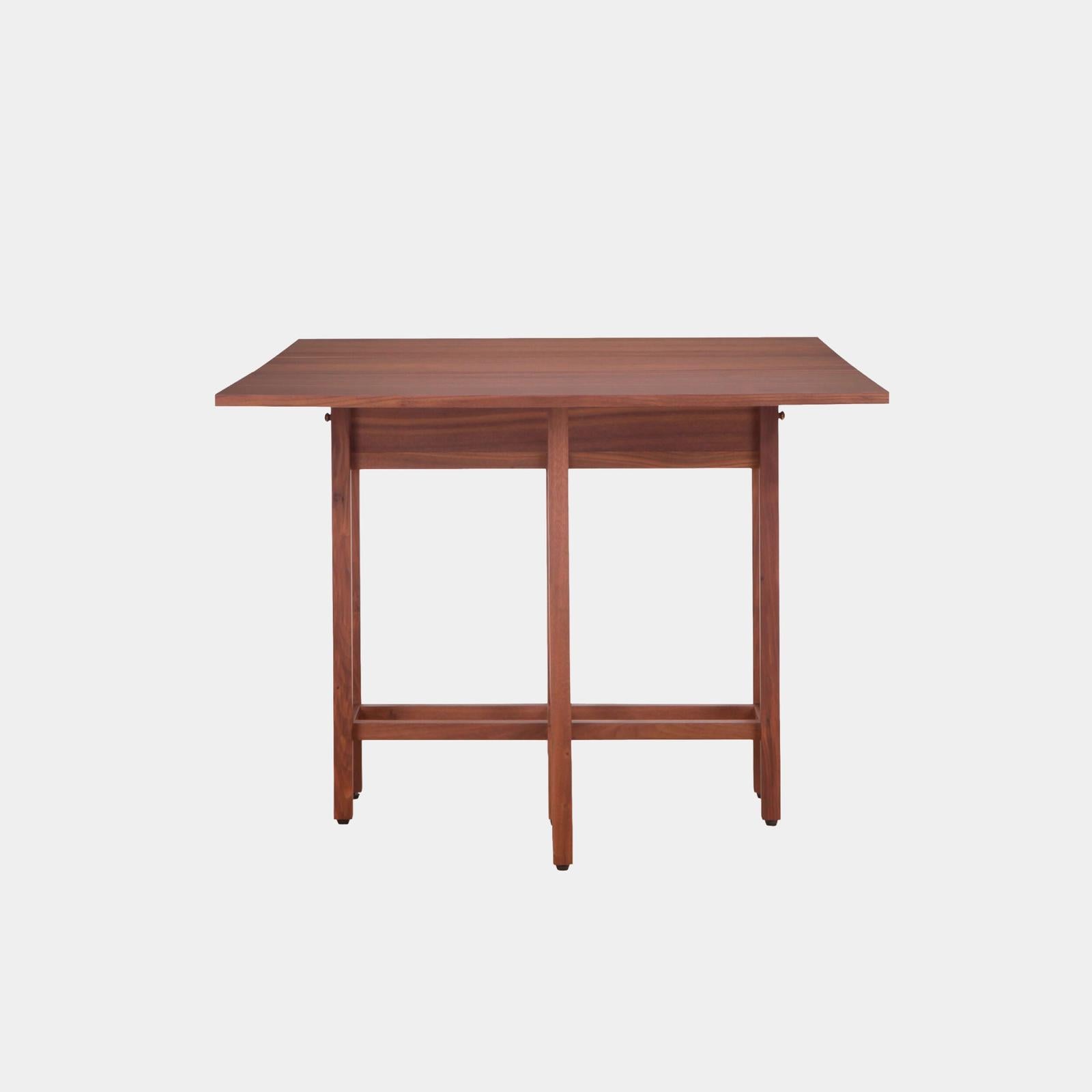 Global Views Liam Walnut Drop Leaf Table Clearance