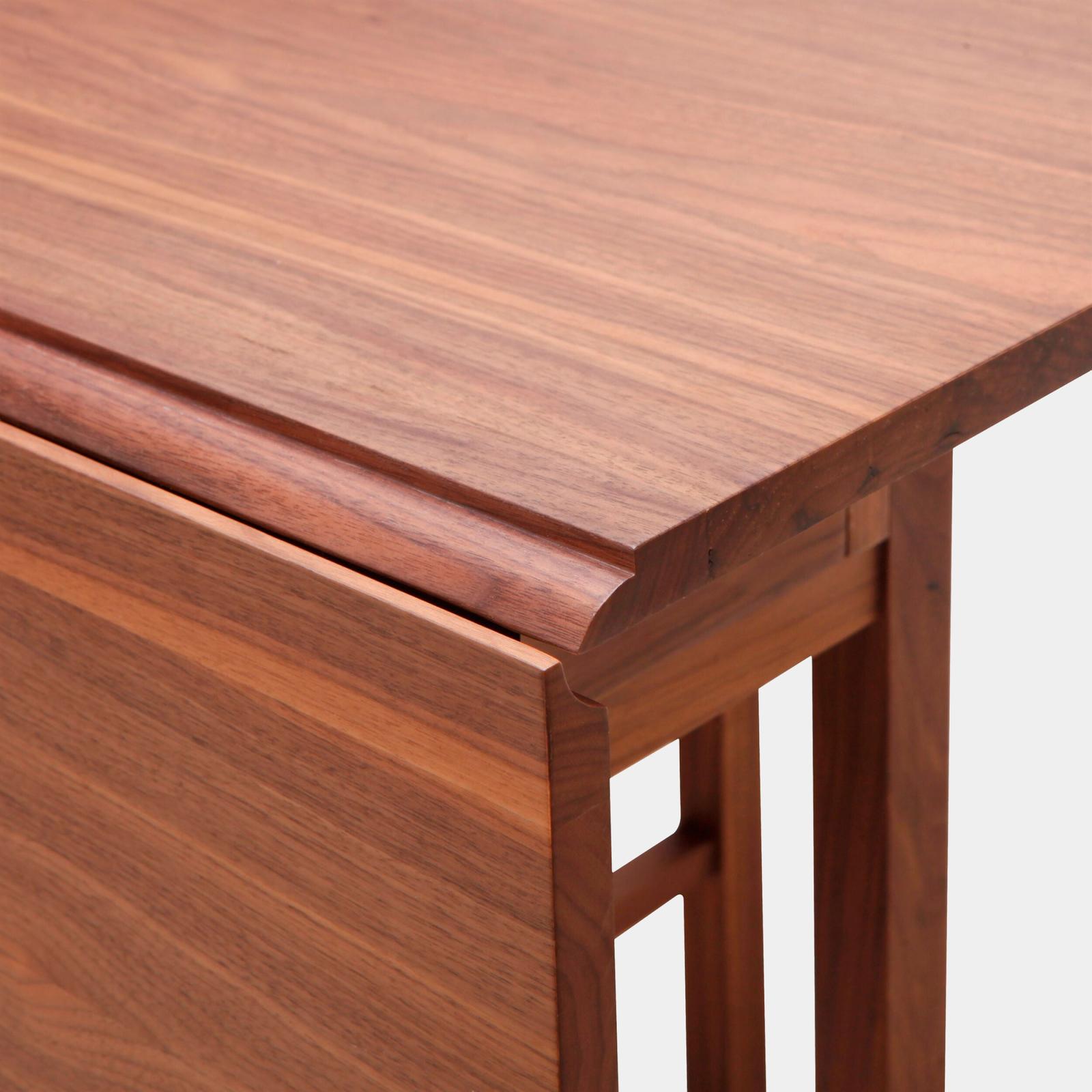 Global Views Liam Walnut Drop Leaf Table Clearance