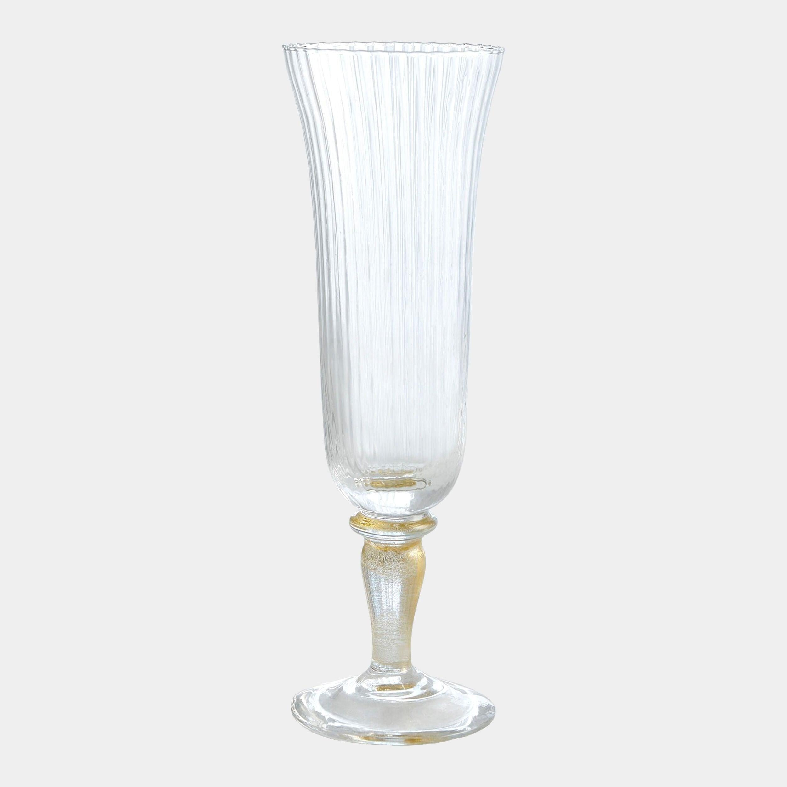 Global Views Champagne Flute Clearance