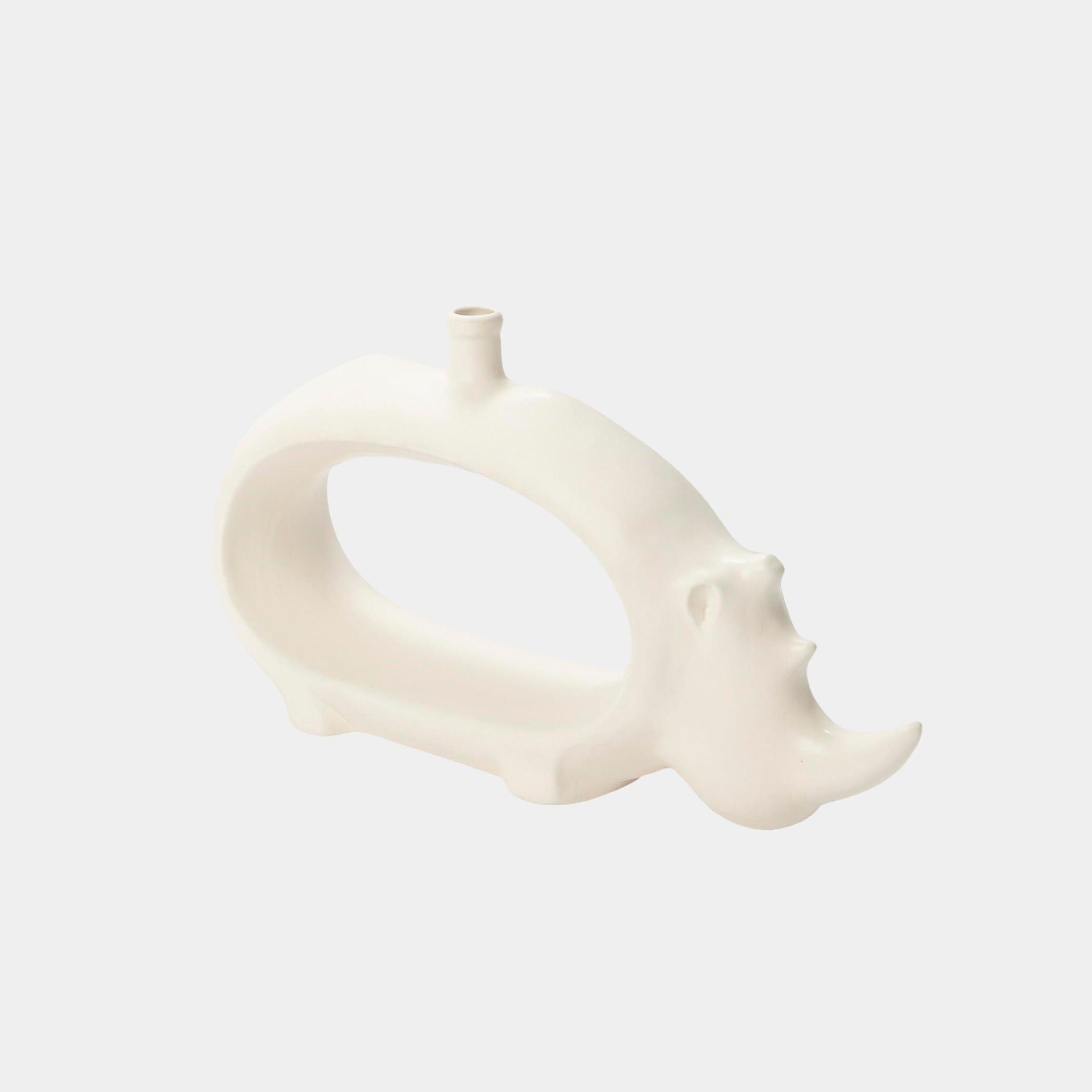 Global Views Rhino Vase