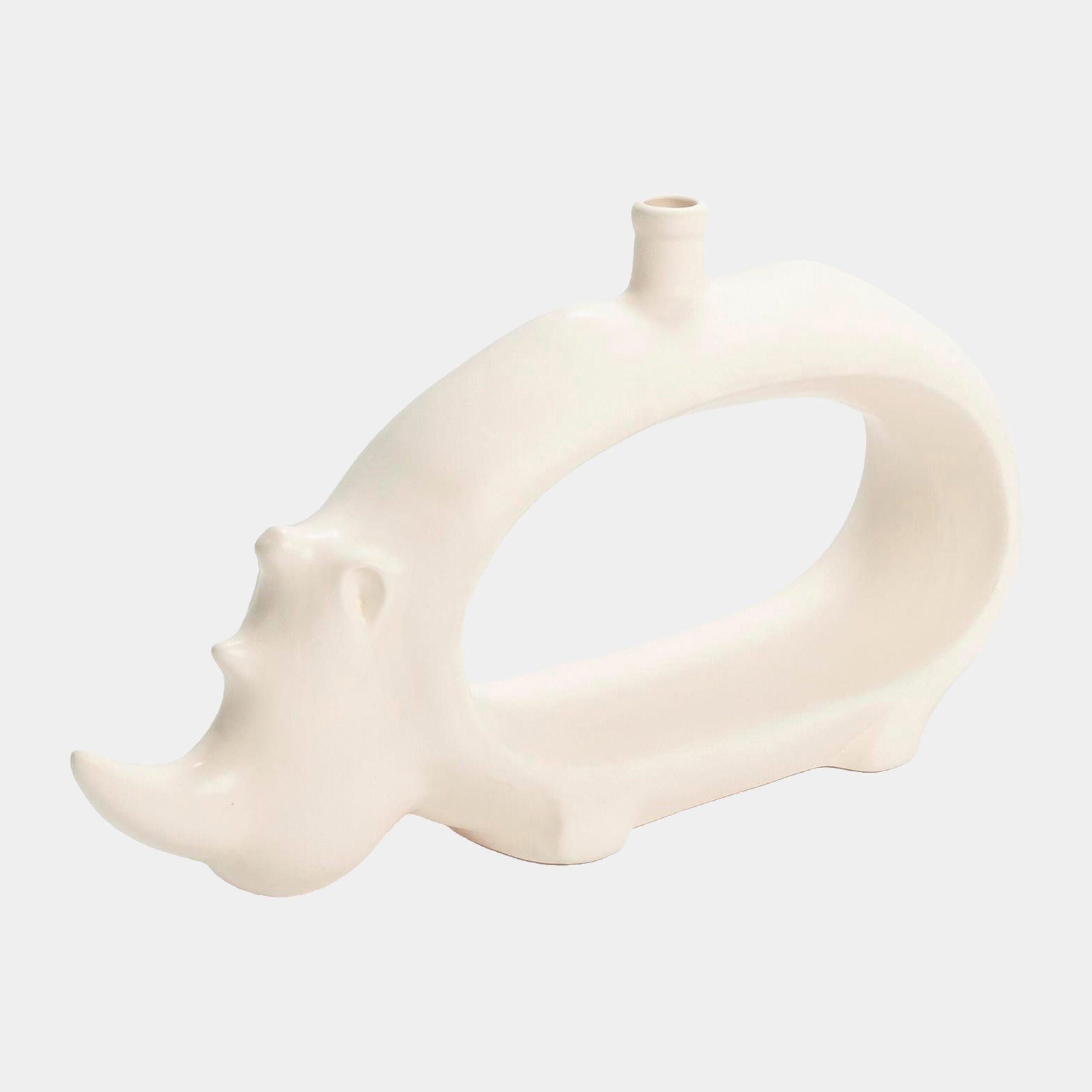 Global Views Rhino Vase