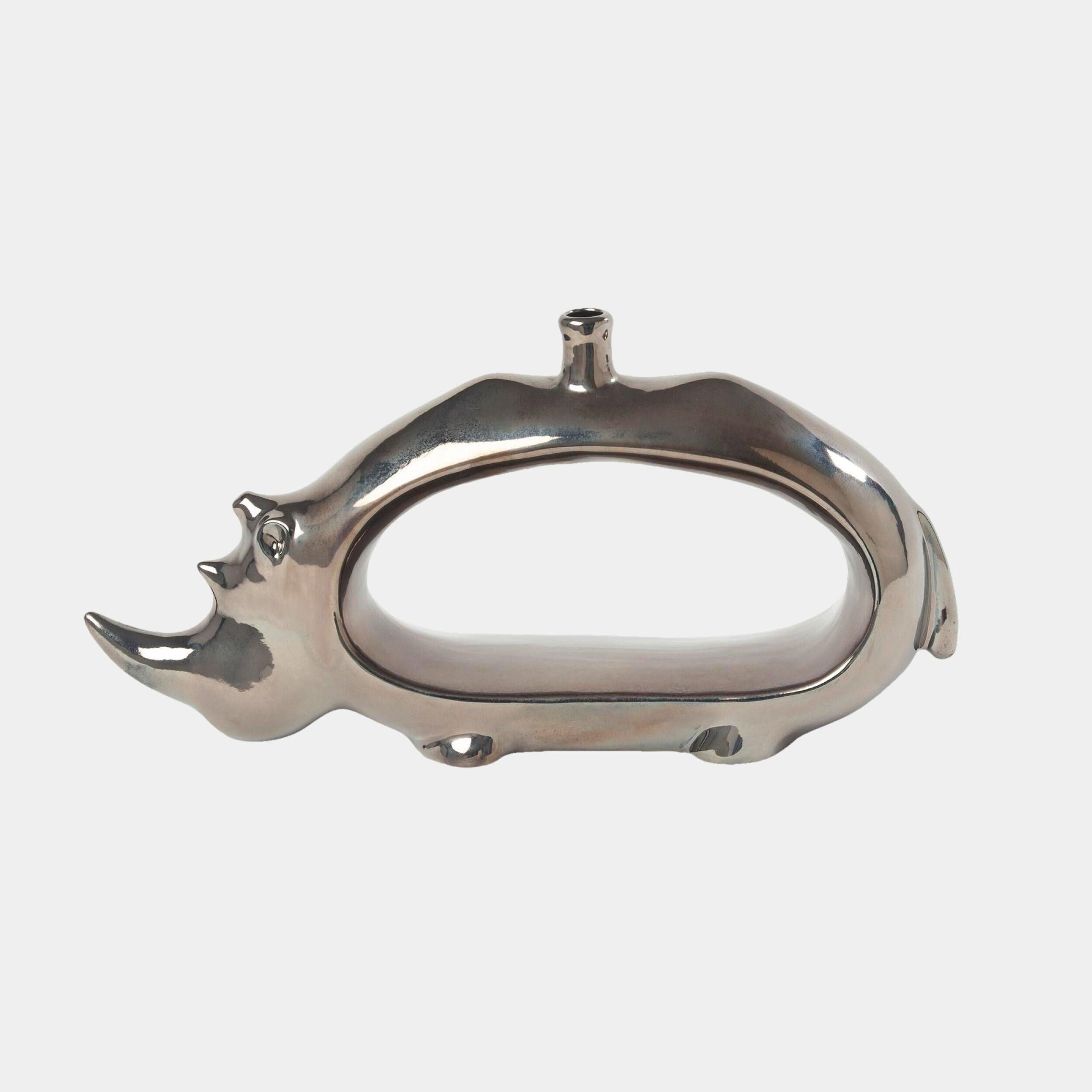 Global Views Rhino Vase