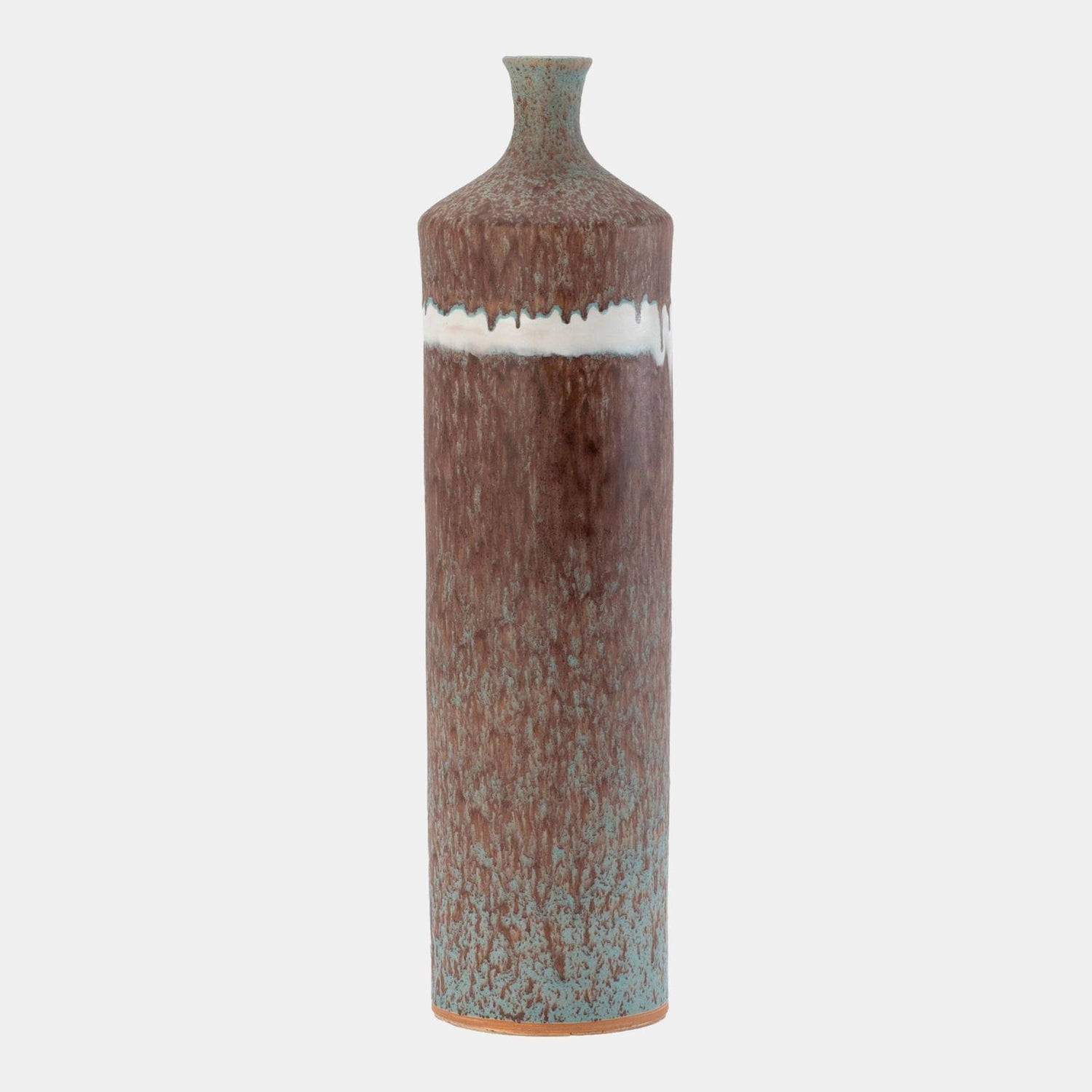 Global Views Tuscan Collection Soft Stripe Bottle Vase