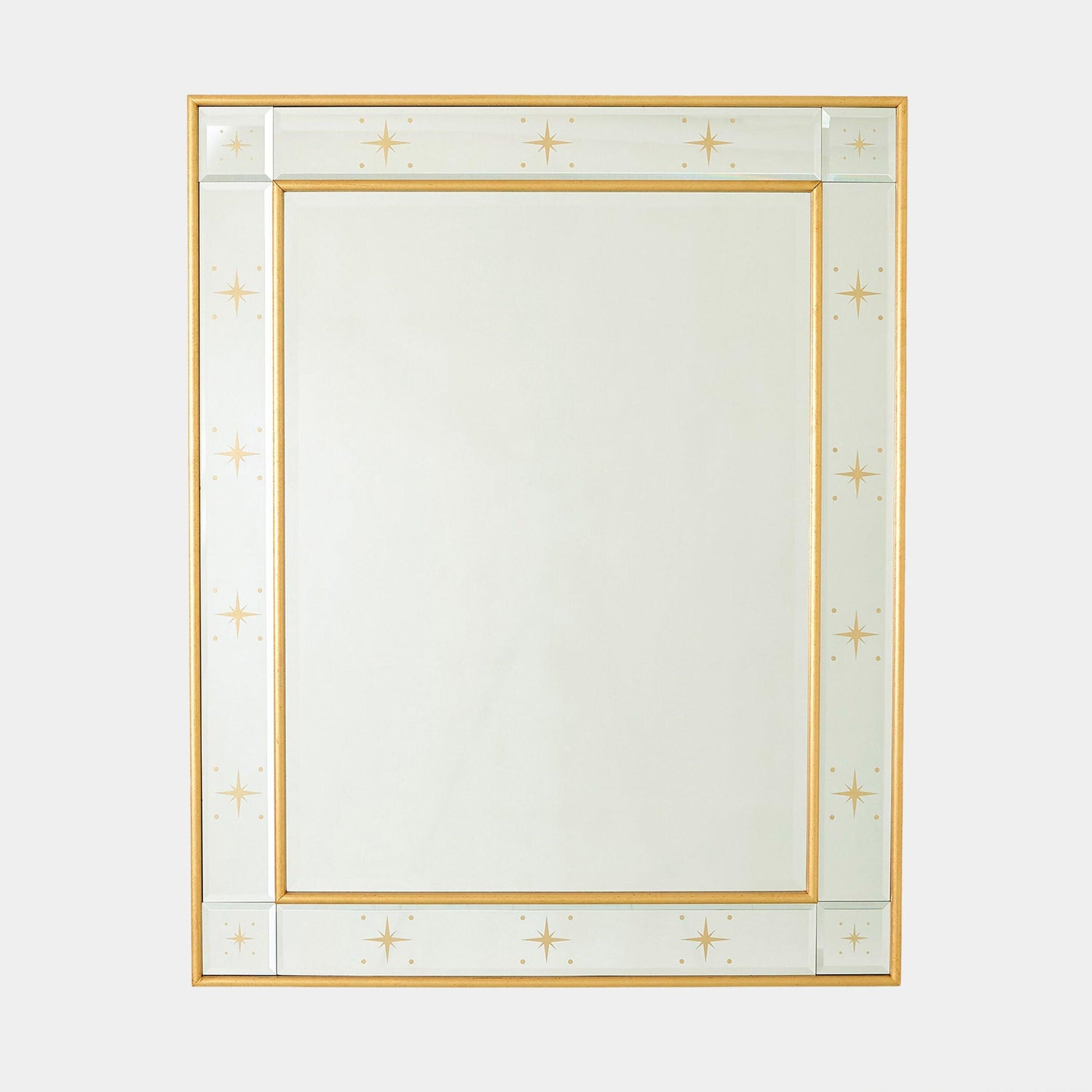 Global Views Gold Procyon Rectangular Mirror