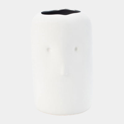 Global Views Impressionistic Simple Face Vase