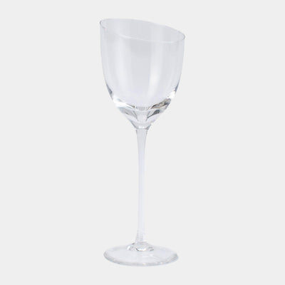 Global Views Asymmetrical Slant Wine Glass