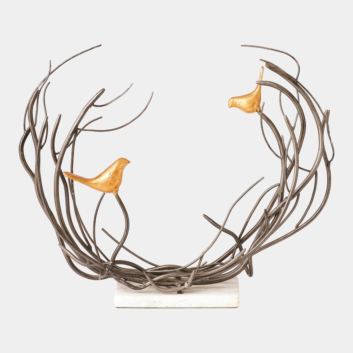 Global Views Bird Family in Thicket