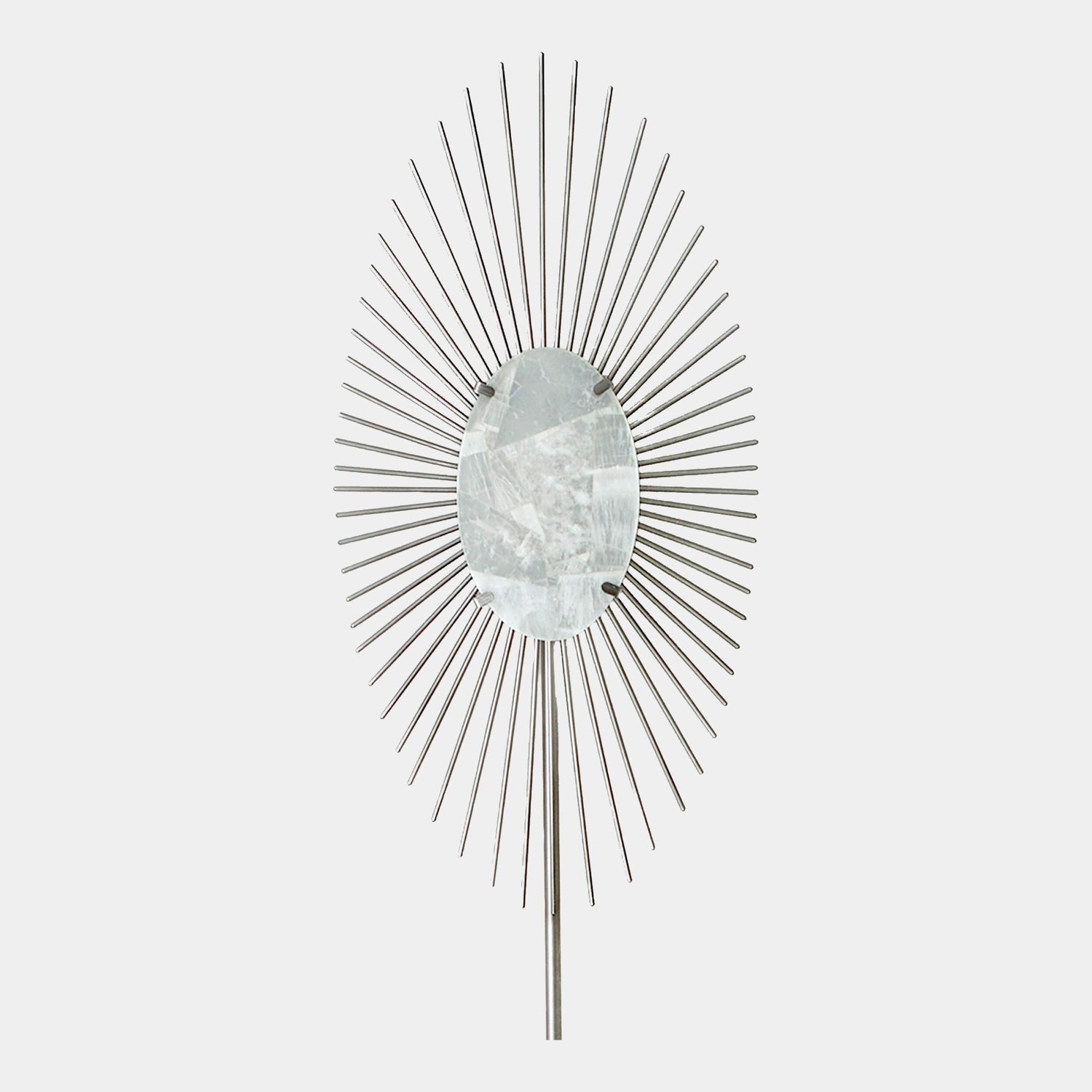 Global Views Lionne Quartz Radial Burst Wall Sconce Clearance