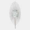 Global Views Lionne Quartz Radial Burst Wall Sconce Clearance