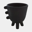 Global Views Primitive Porcelain Cache Pot and Vase