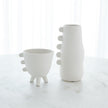 Global Views Primitive Porcelain Cache Pot and Vase
