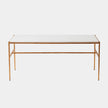 Global Views Shadrach Cut Iron Cocktail Table