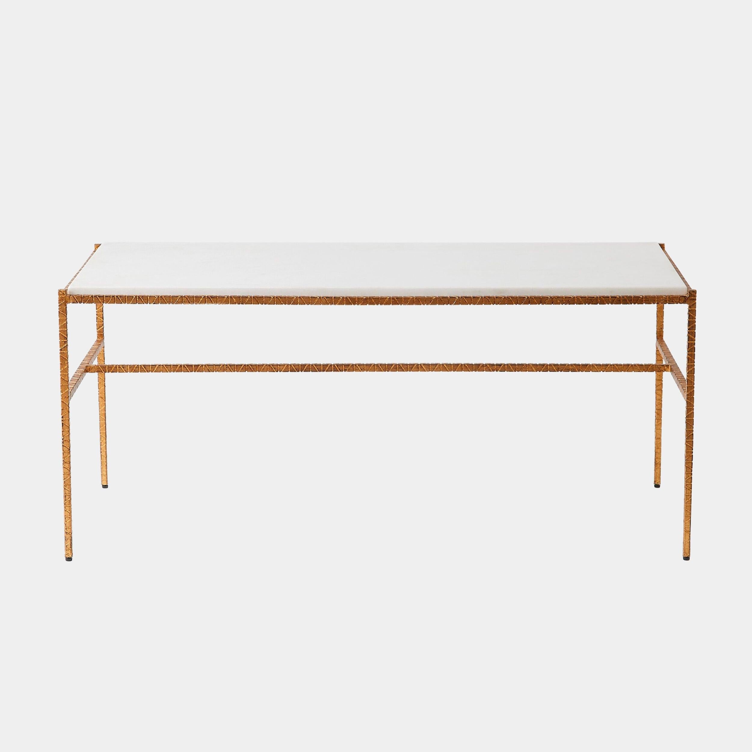 Global Views Shadrach Cut Iron Cocktail Table