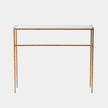 Global Views Shadrach Cut Iron Console Table Clearance